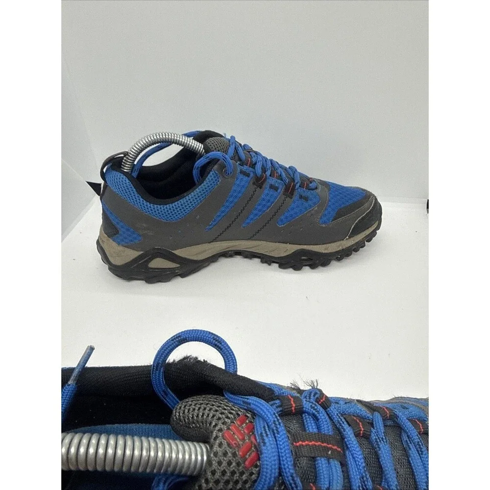 Columbia Men's Hiking Shoe Size 7.5 Omnitech YM5381-487 Blue - Picture 3 of 7
